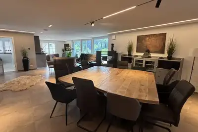 Image de Waldklang Refugium | T-football | Smarthome | Sauna (from fall) | fenced | 14 people