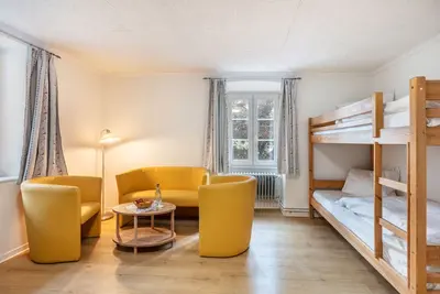 Image de Chambre 'Geselligkeit' avec vue sur la montagne, terrasse commune et Wi-Fi