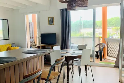 Image de 🐚Cauris Promo 🐚 Appartement Au Coeur Du Village, Commerce, Lac Et Plage A Pied