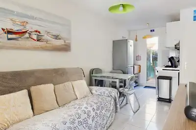 Image de Maison mitoyenne 5 pers, chambres climatisées, parking, animaux, wifi inclus