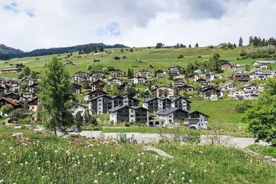 Image de Confortable appartement avec piscine, Wifi, Tv, balcon, animaux admis, vue panoramique et parking