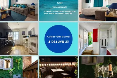 Image de Studio cosy, proche plage et gare, terrasse privée