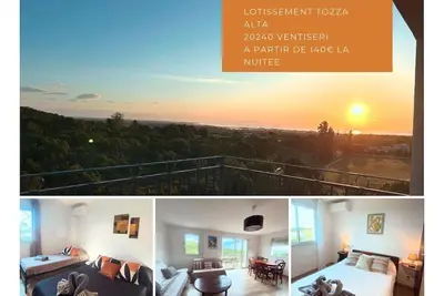 Image de Appartement U Libecciu avec magnifique vue sur la mer.