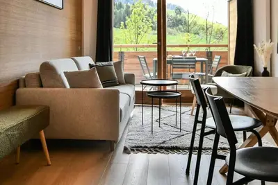 Image de Les Chalets de l'Aiguille - B 002 : Komfort und Bergblick