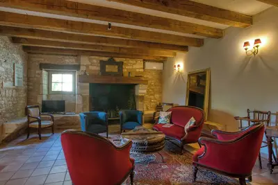 Image de Maison de vacances 'Le Pigeonnier' avec piscine partagée, Wi-Fi et climatisation