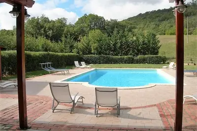 Image de Maison de vacances privée avec Wifi, piscine, climatisation, Tv, patio, animaux admis, parking
