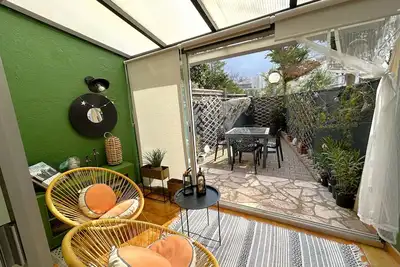 Image de Maison climatisée avec parking près de la plage