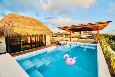 Image de 4-Bd Ph Rooftop 2 Private Pools Aldea Zama