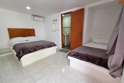 Image de 20 minutes away from the waterfalls of quebrada valencia. Hostel las cascadas is located.