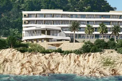 Image de Studio vue mer et piscine partagée aux Sanguinaires