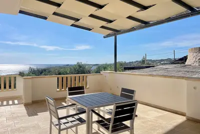 Image de Casa Elaio - surrounded by olive trees with a view of the Ionian Sea