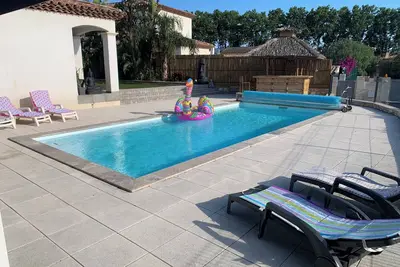 Image de Location villa piscine 8personnes idéal famille