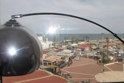 Studio pour 2 personnes  sur le port de St cyprien, vue mer, 3è étage ascenseur
