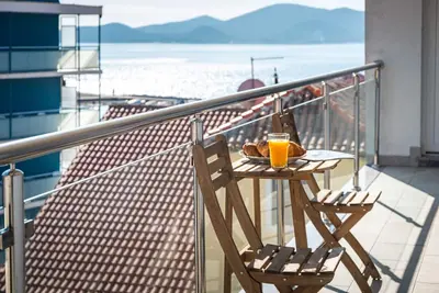 Image de Appartement de deux chambres avec le balcon et la vue sur le mer Biograd na Moru, Biograd (A-24580-b)