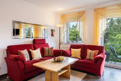 Image de Appartement \"Tannenblick 6-1\" avec jardin partagé, balcon et Wi-Fi