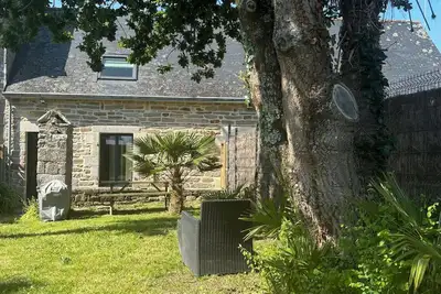 Image de Maison Bretonne typique \"Ty Breizh\" Beg Meil Fouesnant plage des oiseaux