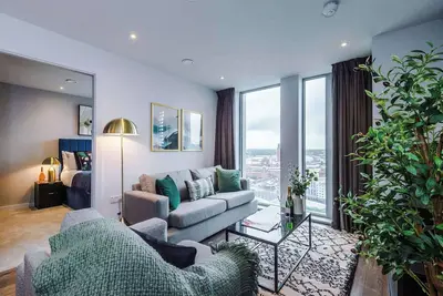 Image de Stunning New 2-Bed Flat in Manchester, Perfect for Couples!