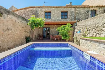 Image de Maison de vacances 'La Casa Gran Clariana' avec vue sur les montagnes, Wi-Fi et climatisation