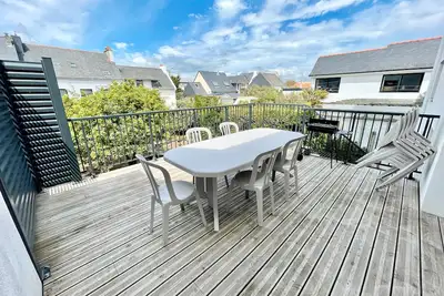 Image de Villa de vacances 'Des Sables - 50m De La Plage' avec terrasse privée, jardin privé et Wi-Fi