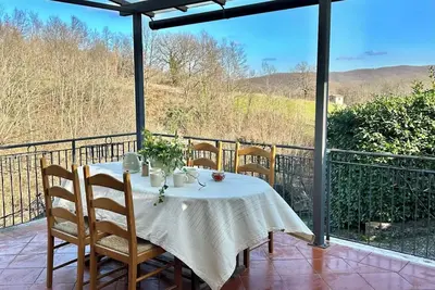 Image de Maison de vacances 'La Speranza' avec terrasse privée, jardin privé et balcon