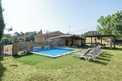 Image de Maison de campagne \"Caltiku\" avec vue sur les montagnes, piscine privée et terrasse privée