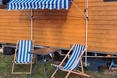 Image de Tiny Home 'Evita' avec jardin privé, Wi-Fi et climatisation