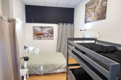 Image de Appartement T2 bis/Cosy tout équipé - Esprit industriel aérospatial - Ville Rose