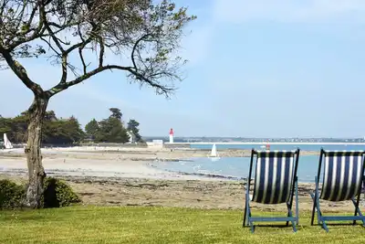Image de Maison de vacances 'Coin De Paradis Face À L'océan' avec vue sur la mer, terrasse privée et Wi-Fi