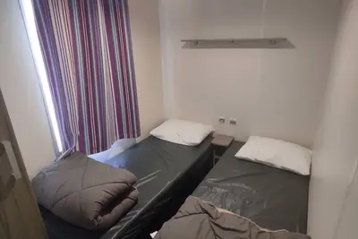 Image de Mobil home 3 chambres à 50 m de la plage, piscine intérieure et extérieur