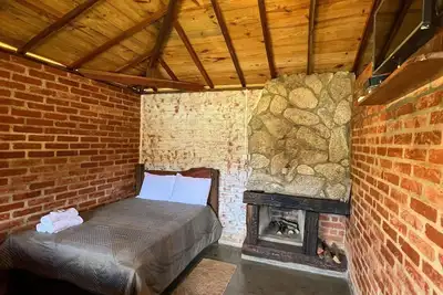 Image de Our cabin at the top of the property with verandah and veranda