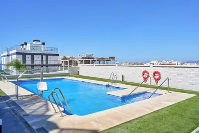 Image de Appartement 'Confortable En Torrox' avec vue sur la mer, Wi-Fi et climatisation