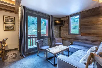 Image de À 50m des pistes de ski, 5ème étage, balcon, télévision, casier à ski, 47m², Valmorel