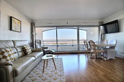 Image de Presi 22a01 : Studio cabine vue mer, résidence Le Président, pour 2 à 4 personnes, à Le Touquet