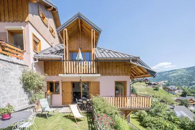 Image de Chalet 'La Mouliniere 1' avec vue sur les montagnes, balcon et Wi-Fi