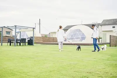Image de Pets allowed 7m dome tent B Room only plan / Sanbu District Chiba