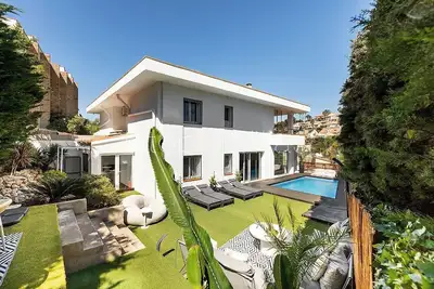 Image de Villa Nessa-Utopia Villas-Sitges, Barcelone. Idéale pour des vacances en famille