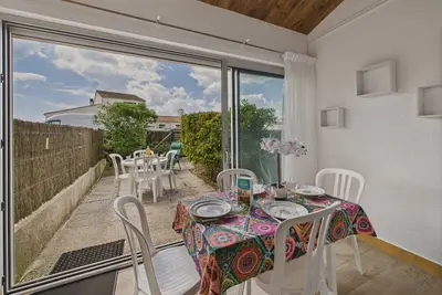Image de 50m de la plage - Appartement pour 5 - Terrasse