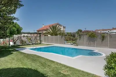 Villa 'Anogia 1' avec vue sur les montagnes, Wi-Fi et climatisation