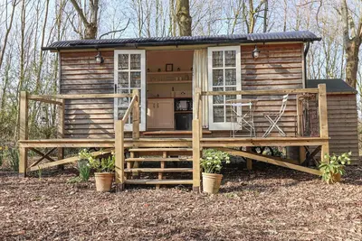 Image de Woodlands Retreat Shepherd'S Hut, pet friendly in Laxfield