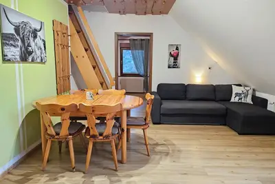 Image de Appartement de vacances 'Familienwohnung Nr 6' avec vue sur la montagne, terrasse commune et Wi-Fi