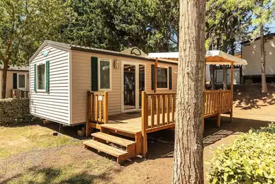 Image de Mobil-home - Aufgedeckte Terrasse
