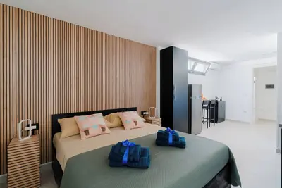 Image de Maison de vacances 'Jox House 104' avec piscine partagée, Wi-Fi et climatisation