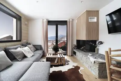 Image de L'Hermine, 3 chambres / 80m2 / 7 pers. proche centre et pistes