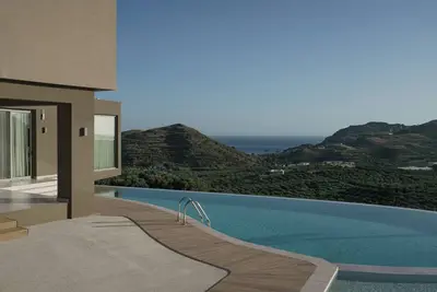 Image de New Villa with Private Infinity Pool and Sunset Views in South Crete