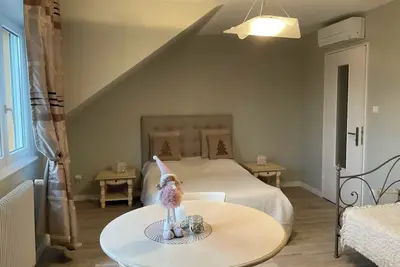 Image de Idéal sur la Route des vins d'Alsace 1 chambre 2/3 pers dans une villa + piscine