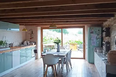 Image de Maison côtiere bretonne \"penty\" - plage à pied