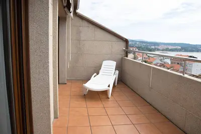 Image de Apartamento con vistas al mar a un paso de la playa en la rĂa de Arousa