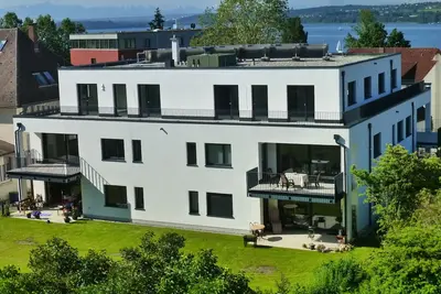 Image de Appartement 'Osthafen' avec vue sur le lac, jardin partagé et Wi-Fi
