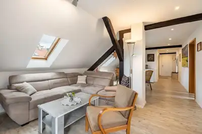 Image de Appartement \"Zur Alten Säge\" avec terrasse partagée, Wi-Fi et climatisation