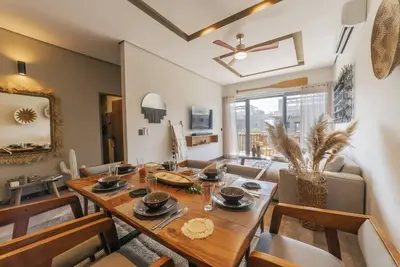 Image de D301 Depto de Lujo, 2 Hab con vista parcial al mar!